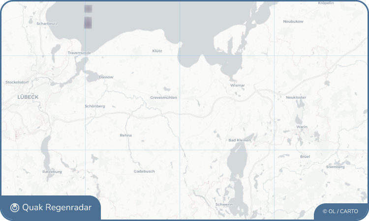 Regenradar-Widget für Plüschow