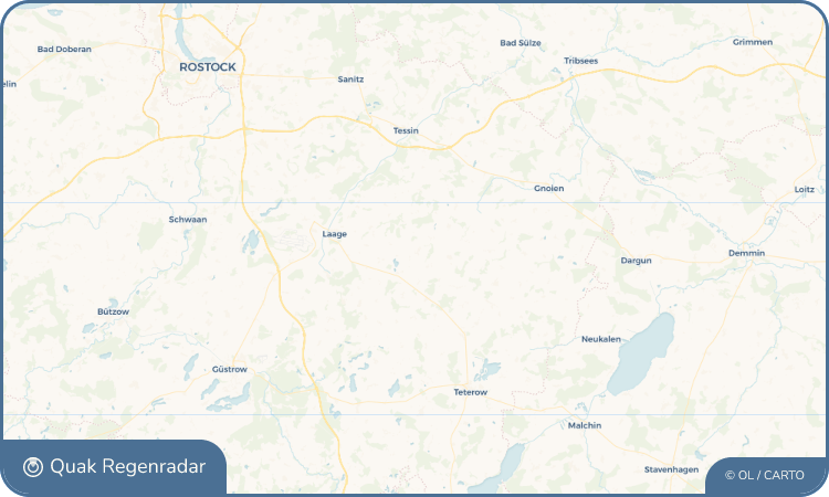 Quak Regenradar-Widget Prebberede