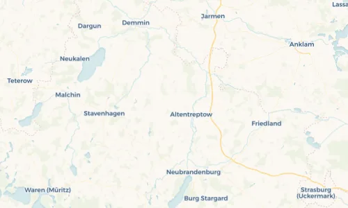 Regenradar Vorschaubild - Aktuelle Niederschläge in Pripsleben und Umgebung