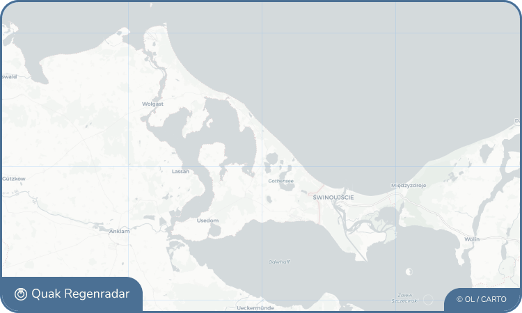 Regenradar-Widget für Pudagla