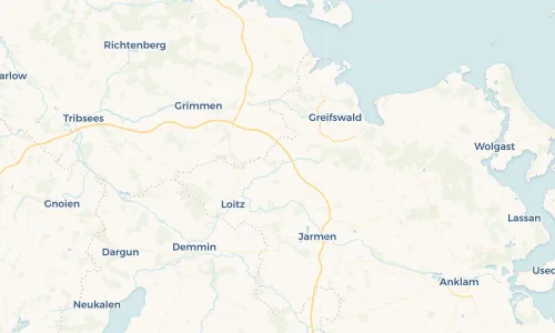 Regenradar Vorschaubild - Aktuelle Niederschläge in Pustow und Umgebung