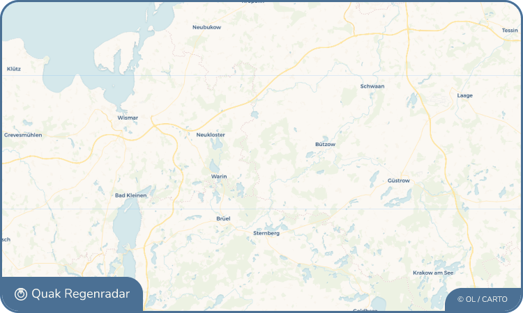 Quak Regenradar-Widget Qualitz