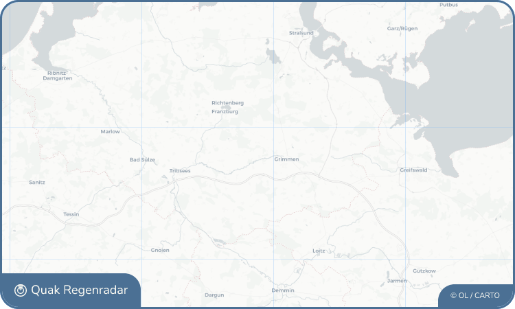 Regenradar-Widget für Quitzin