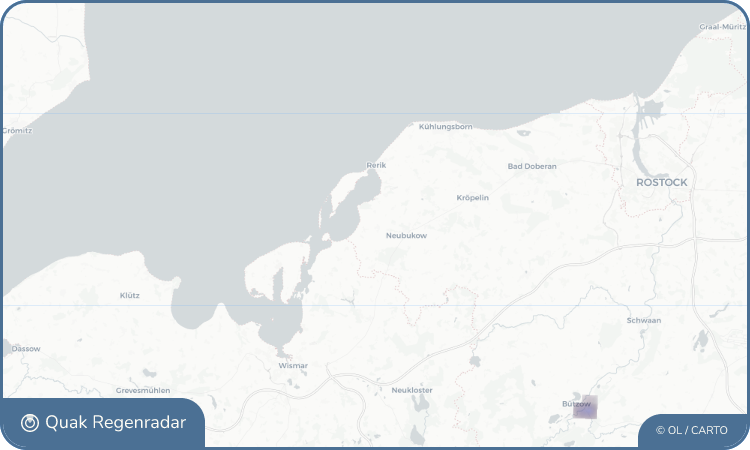Regenradar-Widget für Rakow