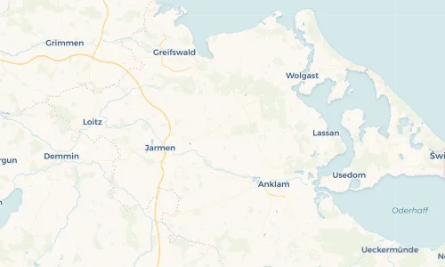 Regenradar Vorschaubild - Aktuelle Niederschläge in Ranzin und Umgebung