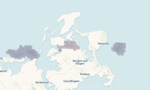 Regenradar Vorschaubild - Aktuelle Niederschläge in Rappin und Umgebung