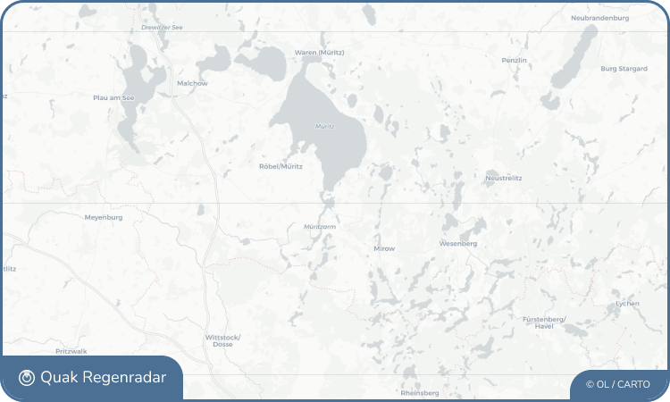 Regenradar-Widget für Rechlin