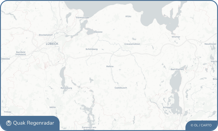 Regenradar-Widget für Rehna