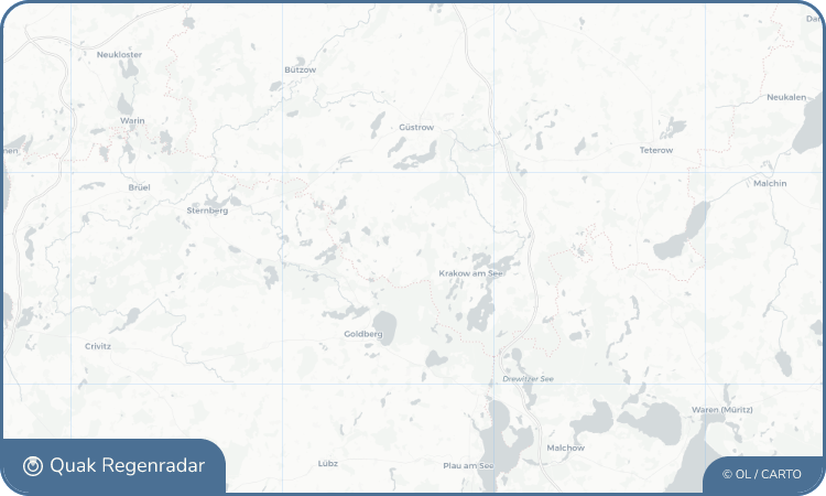 Regenradar-Widget für Reimershagen