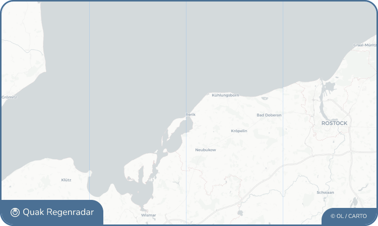 Regenradar-Widget für Rerik