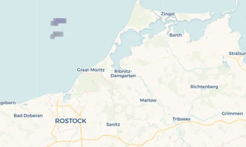 Regenradar Vorschaubild - Aktuelle Niederschläge in Ribnitz-Damgarten und Umgebung