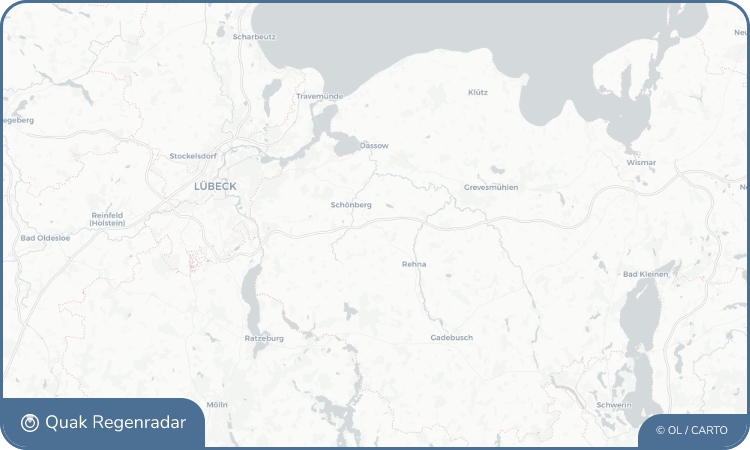 Regenradar-Widget für Roduchelstorf