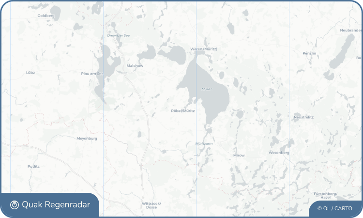 Regenradar-Widget für Röbel/Müritz