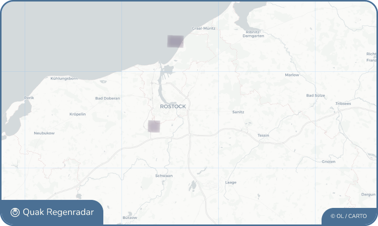 Regenradar-Widget für Roggentin