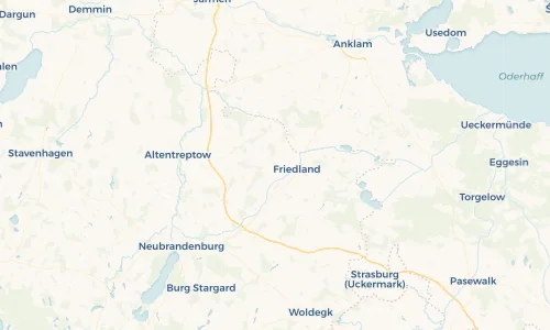 Regenradar Vorschaubild - Aktuelle Niederschläge in Salow und Umgebung