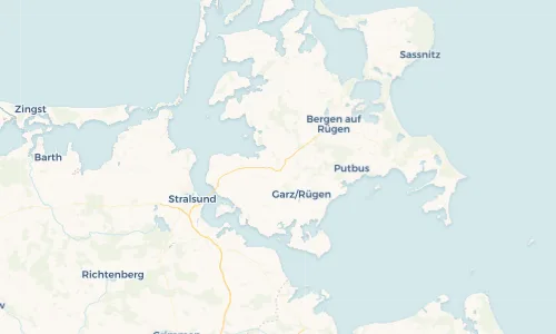 Regenradar Vorschaubild - Aktuelle Niederschläge in Samtens und Umgebung