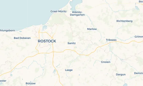 Regenradar Vorschaubild - Aktuelle Niederschläge in Sanitz und Umgebung