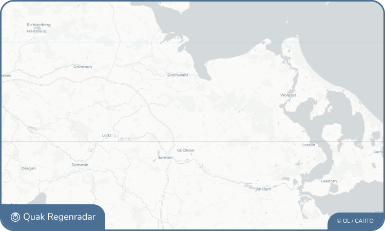 Regenradar-Widget für Sanz