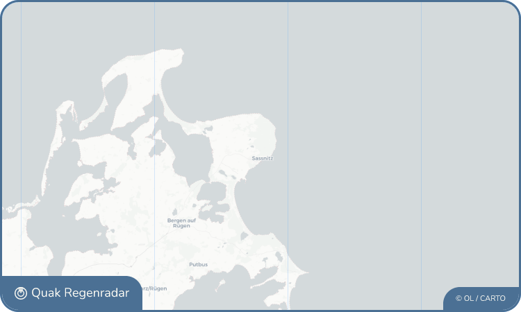 Regenradar-Widget für Sassnitz