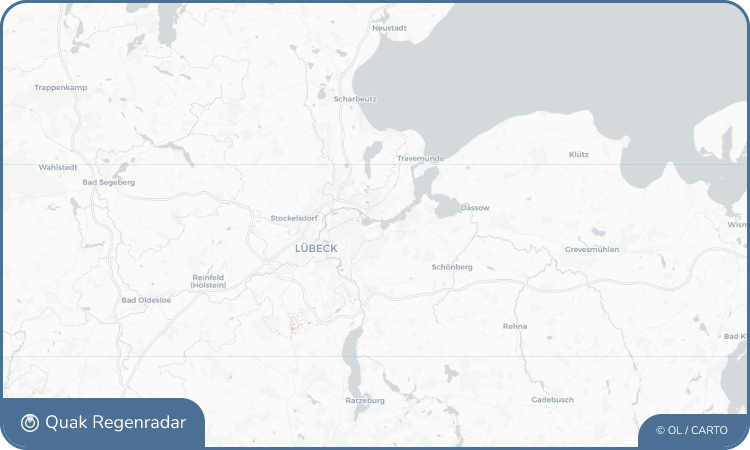 Regenradar-Widget für Schlutup