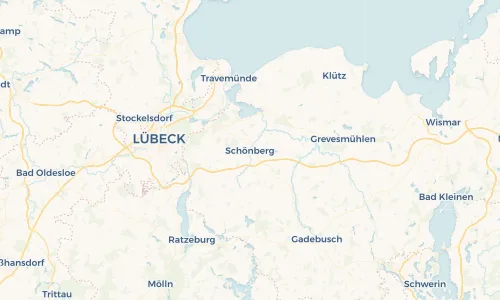Regenradar Vorschaubild - Aktuelle Niederschläge in Schönberg und Umgebung