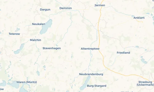 Regenradar Vorschaubild - Aktuelle Niederschläge in Schossow und Umgebung