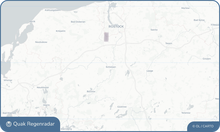 Regenradar-Widget für Schwaan