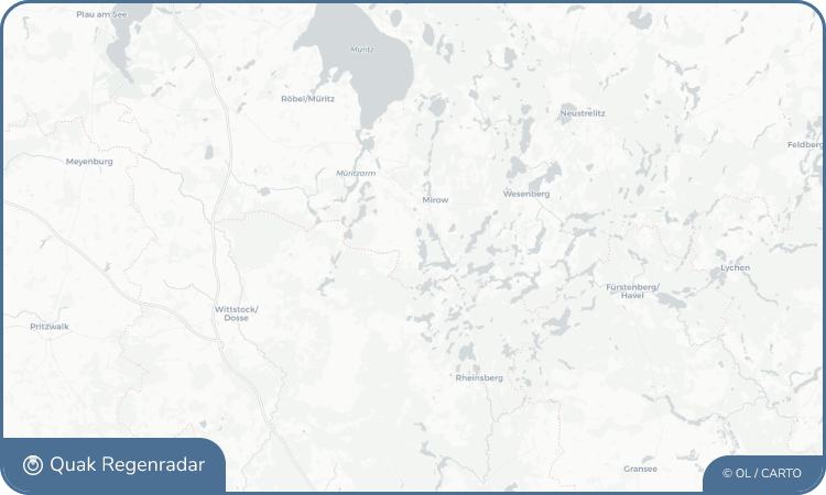 Regenradar-Widget für Schwarz