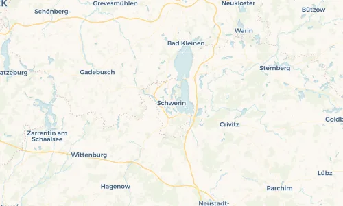 Regenradar Vorschaubild - Aktuelle Niederschläge in Schwerin und Umgebung