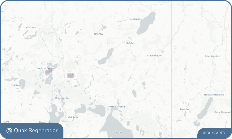 Regenradar-Widget für Schwinkendorf