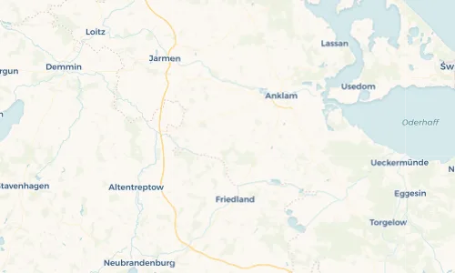 Regenradar Vorschaubild - Aktuelle Niederschläge in Spantekow und Umgebung