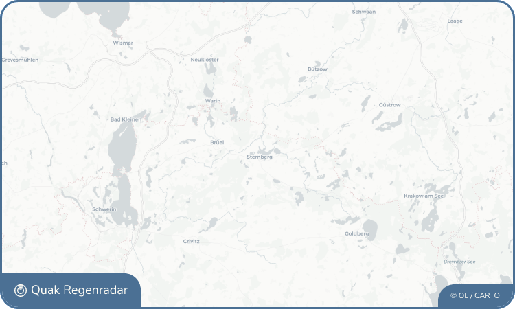 Regenradar-Widget für Sternberg
