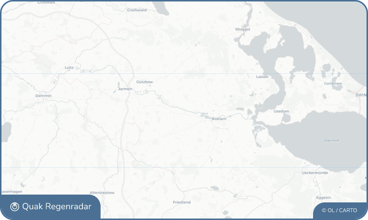 Regenradar-Widget für Stolpe an der Peene