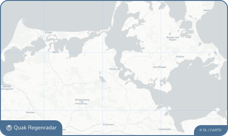 Regenradar-Widget für Stralsund