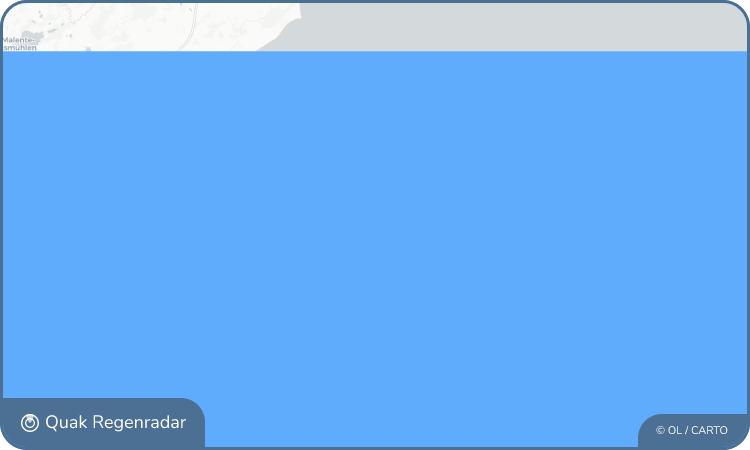 Regenradar-Widget für Tarnewitz