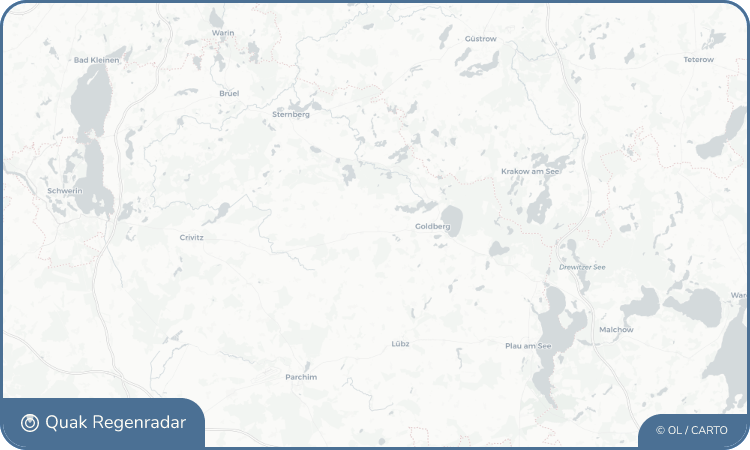 Regenradar-Widget für Techentin