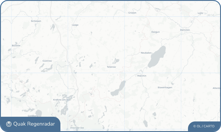 Regenradar-Widget für Teterow