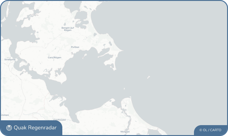 Regenradar-Widget für Thiessow