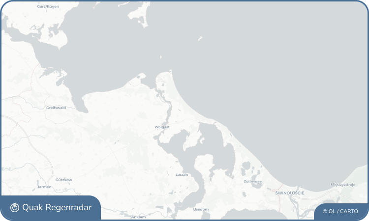Regenradar-Widget für Trassenheide