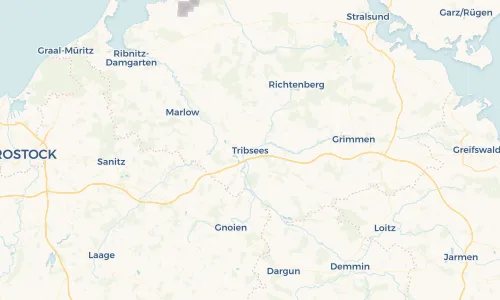 Regenradar Vorschaubild - Aktuelle Niederschläge in Tribsees und Umgebung