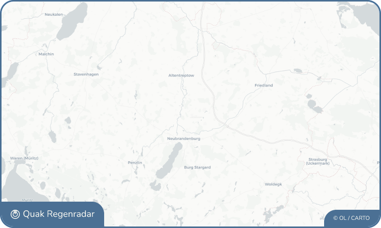 Regenradar-Widget für Trollenhagen