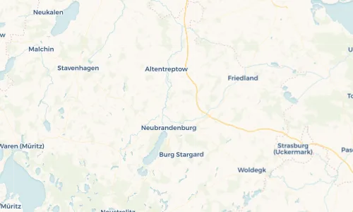 Regenradar Vorschaubild - Aktuelle Niederschläge in Trollenhagen und Umgebung