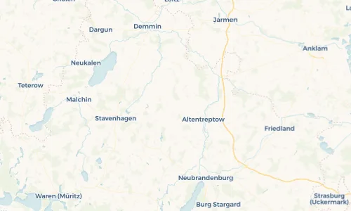 Regenradar Vorschaubild - Aktuelle Niederschläge in Tützpatz und Umgebung