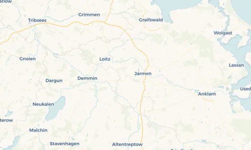 Regenradar Vorschaubild - Aktuelle Niederschläge in Tutow und Umgebung