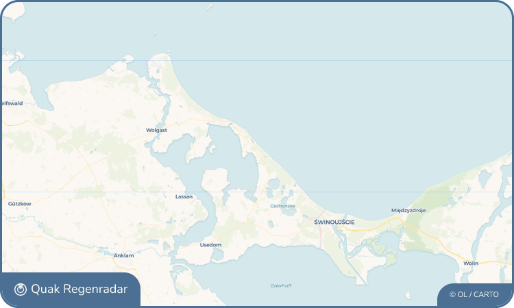 Quak Regenradar-Widget Ückeritz