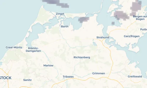 Regenradar Vorschaubild - Aktuelle Niederschläge in Velgast und Umgebung