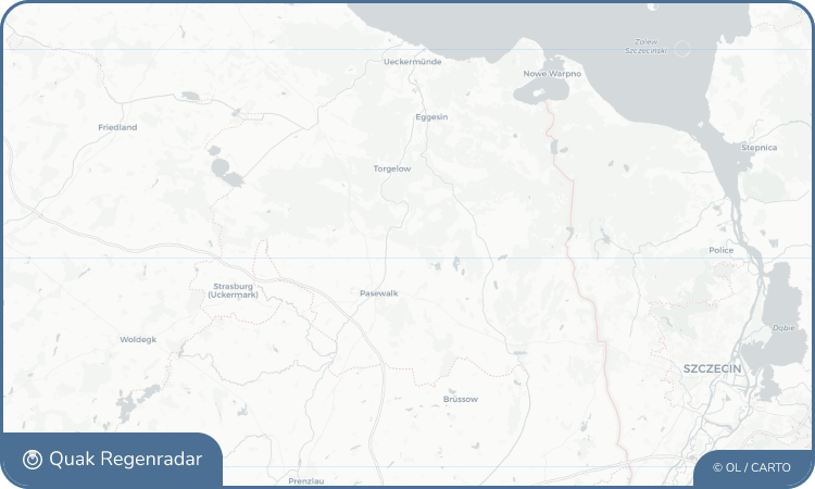 Regenradar-Widget für Viereck