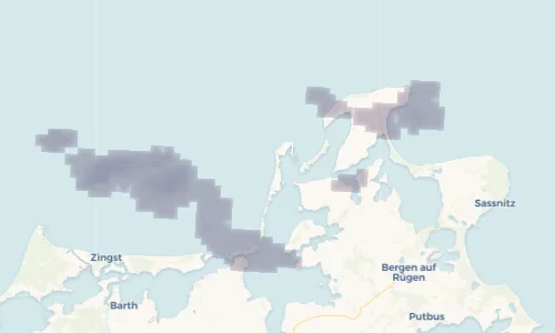 Regenradar Vorschaubild - Aktuelle Niederschläge in Vitte und Umgebung
