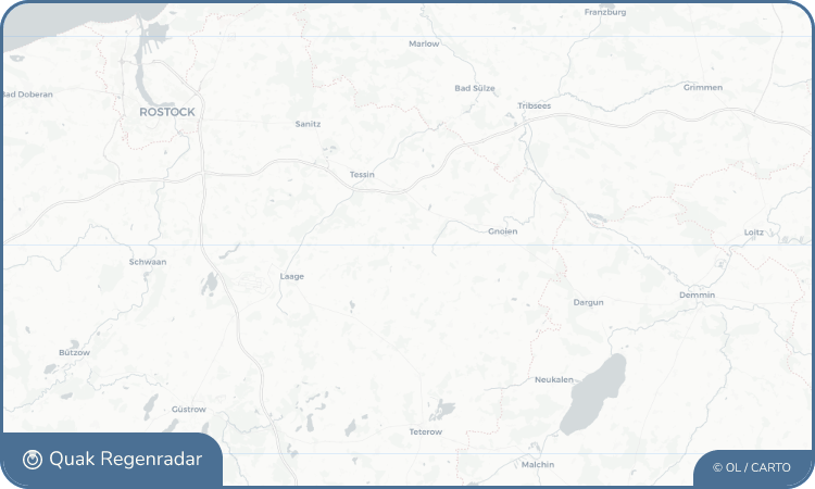 Regenradar-Widget für Walkendorf