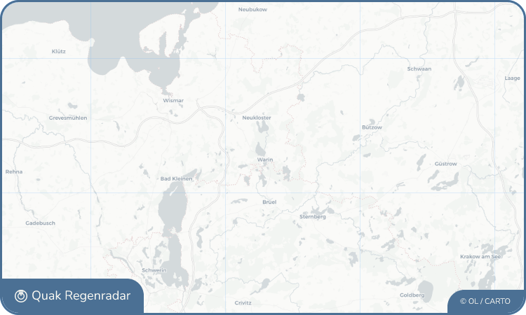 Regenradar-Widget für Warin